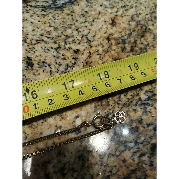 Vintage Ann Taylor Gold-tone Clear Emerald Cut Crystal Long Crystal Necklace - Picture 10 of 10